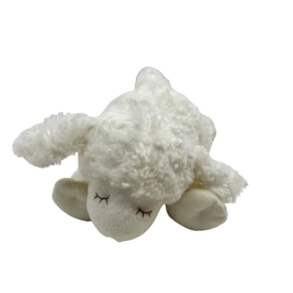 Baby Gund‎ Winky the Lamb 8” Plush Rattle Stuffed Animal 058133